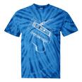 80s 90s Nostalgia Retro Cassette Tape Vintage Music Lovers Tie-Dye T-Shirts Blue Tie-Dye