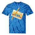 80's 90's Retro Music Party Costume Nostalgia Cassette Tie-Dye T-Shirts Blue Tie-Dye