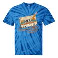 80s 90s Retro Party Costume Nostalgia Cassette Tape Pencil Tie-Dye T-Shirts Blue Tie-Dye