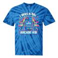 80s Arcade Kid Vintage Gamer Nostalgia Tie-Dye T-Shirts Blue Tie-Dye