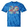 This Is My 80s Costume Vintage Style Nostalgia 1980s Retro Premium Tri-Blend Tie-Dye T-Shirts Blue Tie-Dye