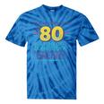 80s Nostalgia Retro Humor So Glad I Grew Up In The 80s Tie-Dye T-Shirts Blue Tie-Dye