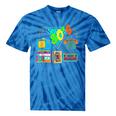 80's Vintage Cassette Tape Nostalgia Mixtape Era 1980s Retro Tie-Dye T-Shirts Blue Tie-Dye