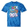 90's Nineties Nostalgia Costume Party Back To The 90s Tie-Dye T-Shirts Blue Tie-Dye