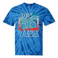90's Vibe Vintage Style Cassette Tape Nostalgia 1990s Party Tie-Dye T-Shirts Blue Tie-Dye