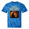 Bigfoot Saturday Morning Nostalgia Tie-Dye T-Shirts Blue Tie-Dye