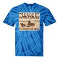 Boomer Millennial Please Be Patient I'm From The 1900s Tie-Dye T-Shirts Blue Tie-Dye