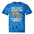 You Can't Scare Me I'm From The 1900s Retro Vintage Car Premium Tie-Dye T-Shirts Blue Tie-Dye