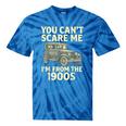 You Can't Scare Me I'm From The 1900s Retro Vintage Car Tie-Dye T-Shirts Blue Tie-Dye