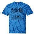 Cassette Tee 80s 90s Retro Party Costume Nostalgia Cassette Tie-Dye T-Shirts Blue Tie-Dye