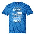 Charming Slow Life Please Be Patient I'm From The 1900s Tie-Dye T-Shirts Blue Tie-Dye