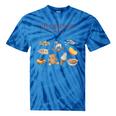 Childhood Nostalgia Good Memories Teddy Bear Ice Cream Tie-Dye T-Shirts Blue Tie-Dye