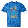 Class Of 2026 Retro Graduation Memory Nostalgia For Seniors Tie-Dye T-Shirts Blue Tie-Dye