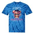 Classic I'm From The 1900s Retro Games Graduating Girl Premium Tie-Dye T-Shirts Blue Tie-Dye