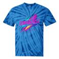 Cowabunga Retro 80s 90s Nostalgia Slang Neon Grunge Art Tie-Dye T-Shirts Blue Tie-Dye