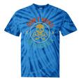 Don't Mess With Gen X Vintage Grunge Skull 80s Nostalgia Tie-Dye T-Shirts Blue Tie-Dye