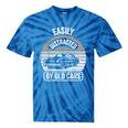 Easily Distracted By Old Cars Graphic Nostalgia Tie-Dye T-Shirts Blue Tie-Dye