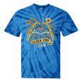 Elder Emo Club Skeleton Hands Heart Nostalgia Tie-Dye T-Shirts Blue Tie-Dye