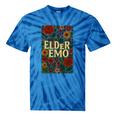 Elder Emo Floral Gothic Vintage Nostalgia Premium Tri-Blend Tie-Dye T-Shirts Blue Tie-Dye Elder Emo Floral Gothic Vintage Nostalgia Premium Tri-Blend Tie-Dye T-Shirts Blue Tie-Dye