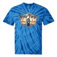 Never Forget Payphones – Retro Humor Nostalgia Graphic Tie-Dye T-Shirts Blue Tie-Dye