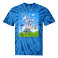 Frutiger Aero Aesthetic Tech Cherry Blossom Fishes Bubbles Tie-Dye T-Shirts Blue Tie-Dye Frutiger Aero Aesthetic Tech Cherry Blossom Fishes Bubbles Tie-Dye T-Shirts Blue Tie-Dye