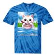 Frutiger Aero Aesthetic Tech Kawaii Ramen Cat Fishes Tie-Dye T-Shirts Blue Tie-Dye Frutiger Aero Aesthetic Tech Kawaii Ramen Cat Fishes Tie-Dye T-Shirts Blue Tie-Dye