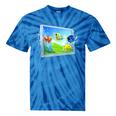 Frutiger Aero Fish Tie-Dye T-Shirts Blue Tie-Dye