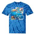 Frutiger Aero Retro Vibes Y2K Retro Grunge Tie-Dye T-Shirts Blue Tie-Dye