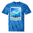 Frutiger Aero Skeuomorphism User Interface Nostalgia Tie-Dye T-Shirts Blue Tie-Dye