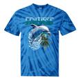 Frutiger Aero Splashy Dolphin Y2k Aesthetic Graphic Tie-Dye T-Shirts Blue Tie-Dye