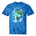 Frutiger Aero Tie-Dye T-Shirts Blue Tie-Dye