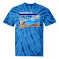Frutiger Aero Y2k 2000s Tie-Dye T-Shirts Blue Tie-Dye