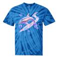 Frutiger Aero Y2K Chrome Dolphin Tie-Dye T-Shirts Blue Tie-Dye Frutiger Aero Y2K Chrome Dolphin Tie-Dye T-Shirts Blue Tie-Dye