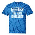 Gen X The Feral Generation Generation X Gen Xer Nostalgia Tie-Dye T-Shirts Blue Tie-Dye