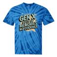 Gen X Lots Of Memories No Evidence Nostalgia Throwback Quote Tie-Dye T-Shirts Blue Tie-Dye Gen X Lots Of Memories No Evidence Nostalgia Throwback Quote Tie-Dye T-Shirts Blue Tie-Dye