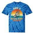 Gen X Slide Strong Generation X Gen Xer Nostalgia Tie-Dye T-Shirts Blue Tie-Dye