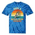 Gen X Slide Strong Generation X Gen Xer Nostalgia Tie-Dye T-Shirts Blue Tie-Dye