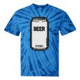 Generic Beer 1980s 80s Nostalgia Premium Tri-Blend Tie-Dye T-Shirts Blue Tie-Dye