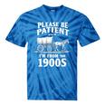 Gentle Nostalgia Plea Please Be Patient I'm From The 1900s Premium Tie-Dye T-Shirts Blue Tie-Dye
