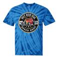 Hotrod Custom Car Automotive Nostalgia Distressed Tie-Dye T-Shirts Blue Tie-Dye