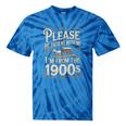I'm From The 1900s Old Humor Boomer Dad Father's Day Premium Tie-Dye T-Shirts Blue Tie-Dye