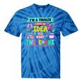 I'm A Toddler I Have No Ideas Retro Vintage 90s Nostalgia Premium Tri-Blend Tie-Dye T-Shirts Blue Tie-Dye