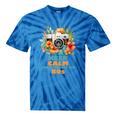 Keep Calm And Remember The 80s Retro Vintage Nostalgia Premium Tie-Dye T-Shirts Blue Tie-Dye