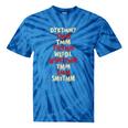 Do You Know The Muffin Man DYKTMM Nostalgia Quote Tie-Dye T-Shirts Blue Tie-Dye