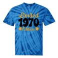 Limited 1970 Edition Retro Vintage 70s Nostalgia Premium Tie-Dye T-Shirts Blue Tie-Dye