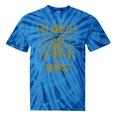 Los Angeles Hotrods Automotive Nostalgia Distressed Tie-Dye T-Shirts Blue Tie-Dye