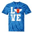Love Yugoslavia Proud Yugoslav Nostalgia Tie-Dye T-Shirts Blue Tie-Dye