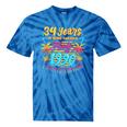 Made In 1990 Limited Edition 90s Nostalgia 34th Birthday Tie-Dye T-Shirts Blue Tie-Dye
