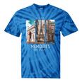 Making Memories In Paris Photo Nostalgia Travel Humor Tie-Dye T-Shirts Blue Tie-Dye