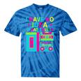 I Have No Idea What This Is Retro 70's 80's 90's Nostalgia Premium Tri-Blend Tie-Dye T-Shirts Blue Tie-Dye